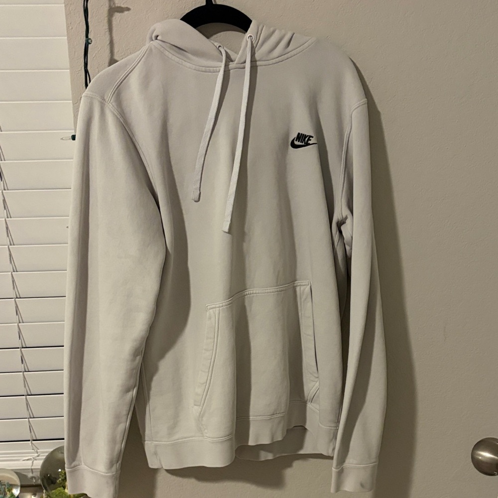 Nike Men's white hoodie